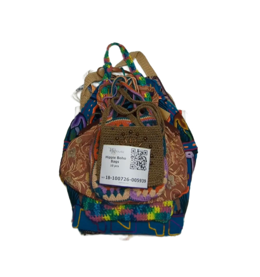 Hippie Boho Bags 10 pcs