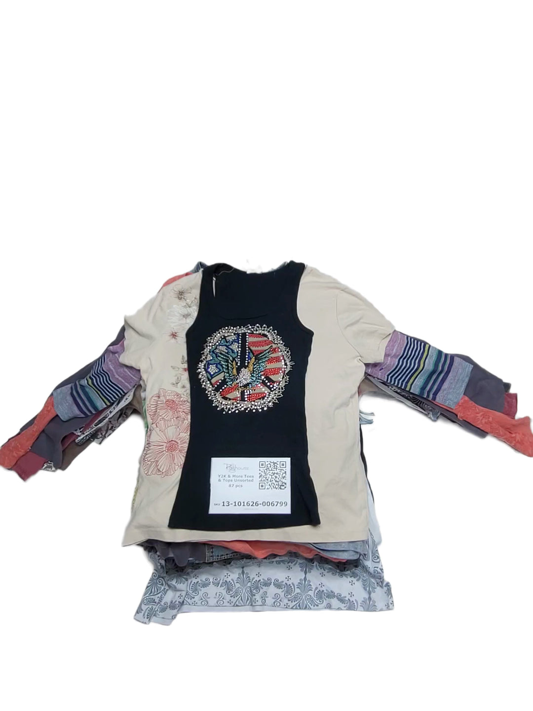 Y2K & More Tees & Tops Unsorted 87 pcs