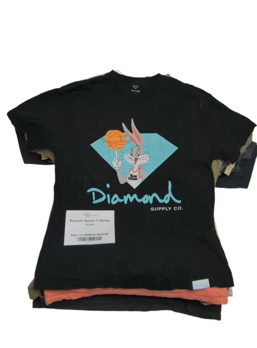 Recycle Skater T-Shirts 61 pcs