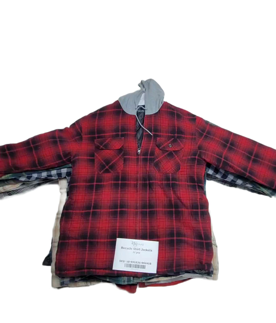 Recycle Shirt Jackets 11 pcs