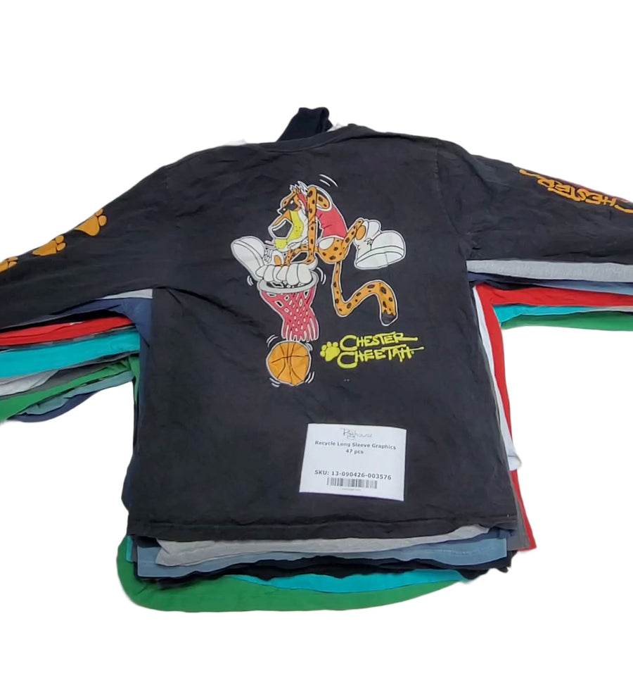 Recycle Long Sleeve Graphics 47 pcs