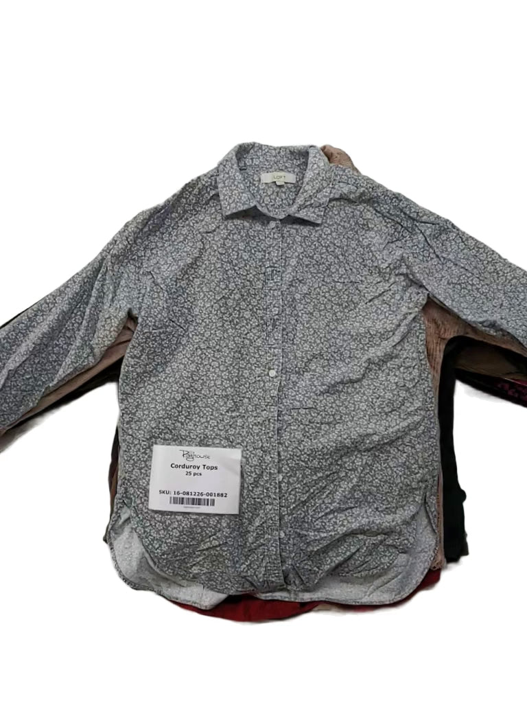 Corduroy Tops 25 pcs
