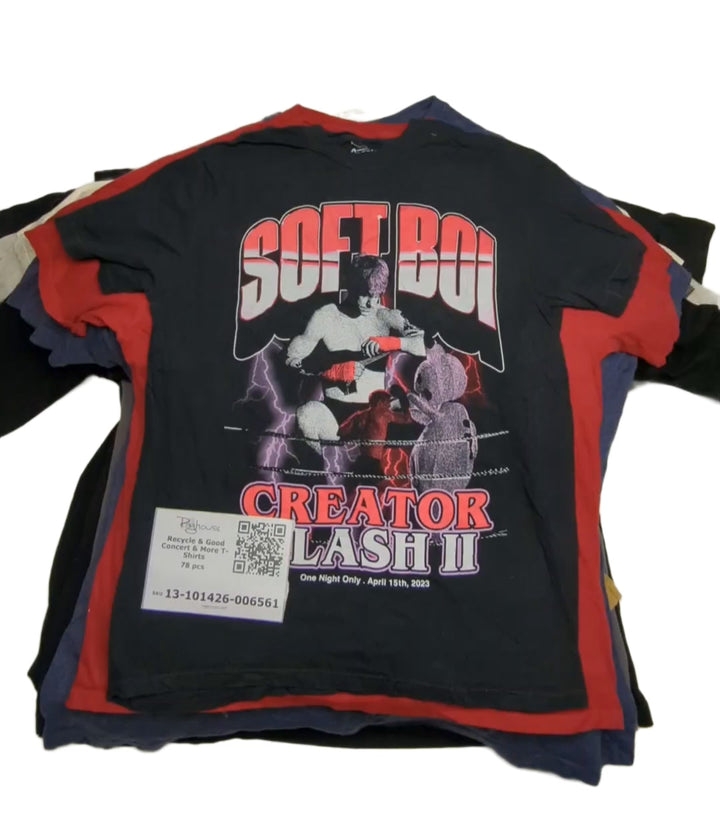 Recycle & Good Concert & More T-Shirts 78 pcs