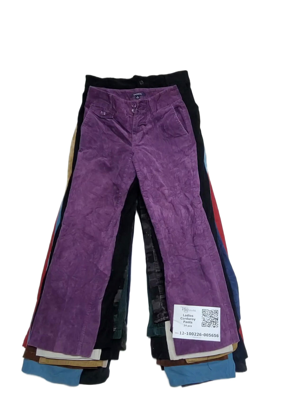 Ladies Corduroy Pants 24 pcs