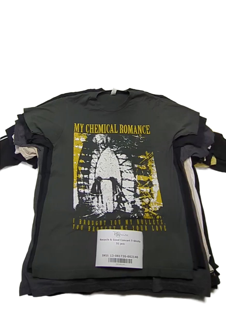 Recycle & Good Concert T-Shirts 51 pcs