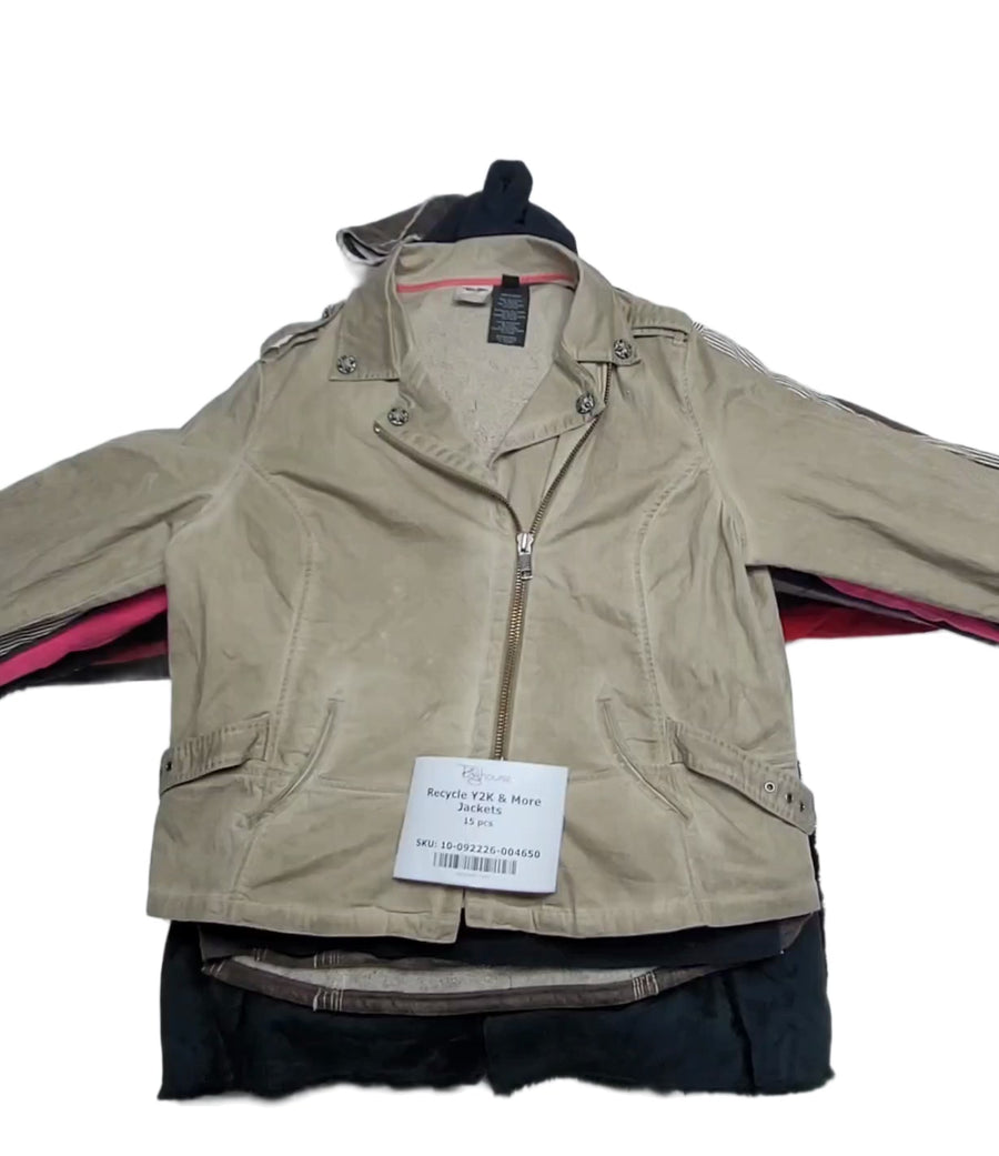Recycle Y2K & More Jackets 15 pcs