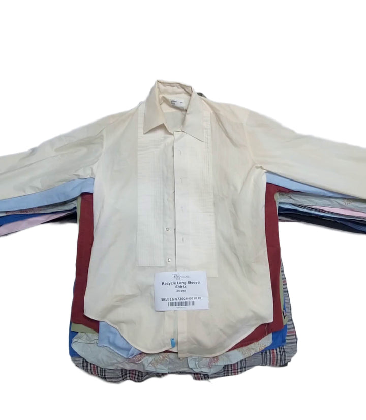 Recycle Long Sleeve Shirts 34 pcs