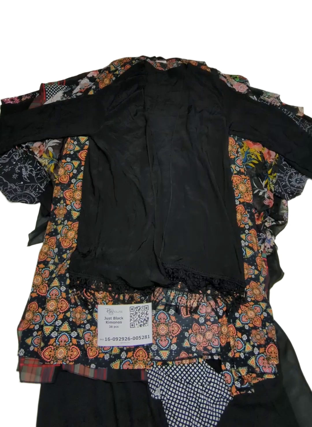 Just Black Kimonos 38 pcs