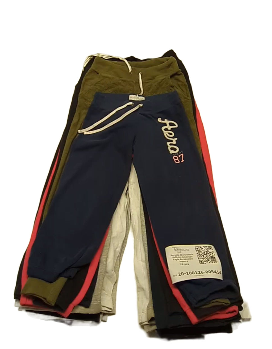 Recycle Abercrombie Hollister American Eagle Aeropostale Joggers 26 pcs