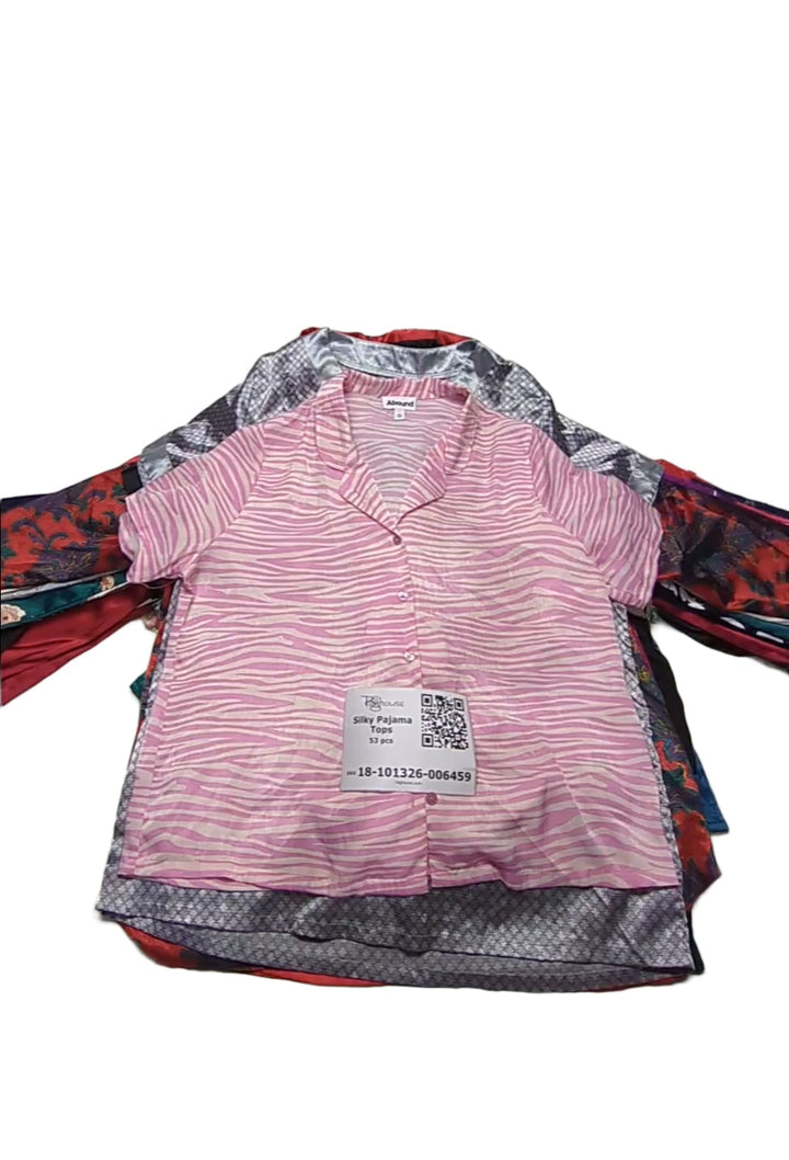 Silky Pajama Tops 53 pcs