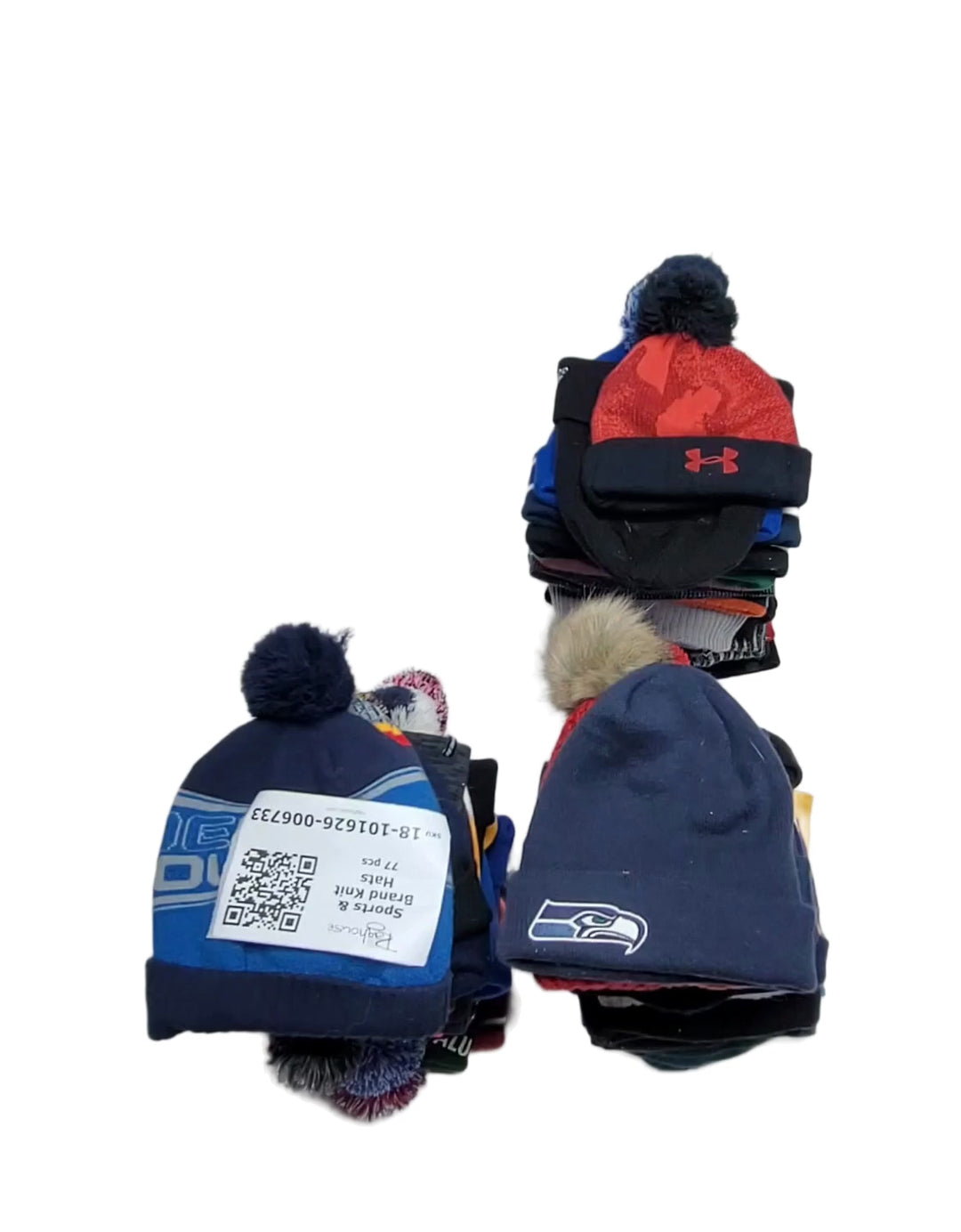 Sports & Brand Knit Hats 77 pcs