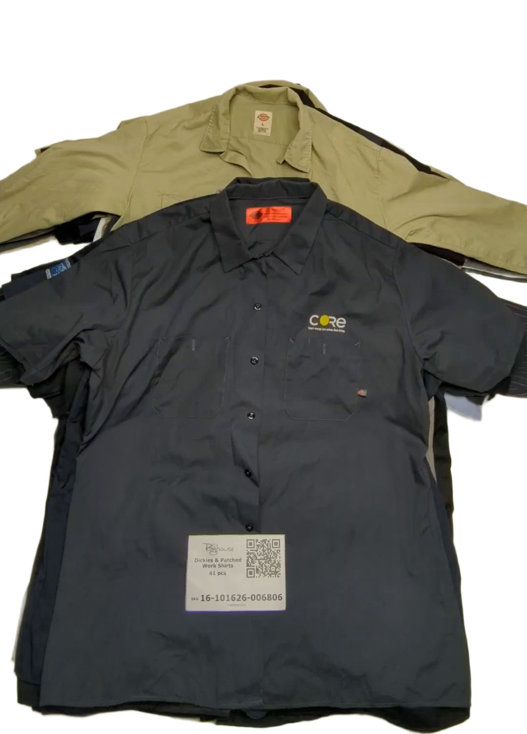 Dickies & Patched Work Shirts 41 pcs