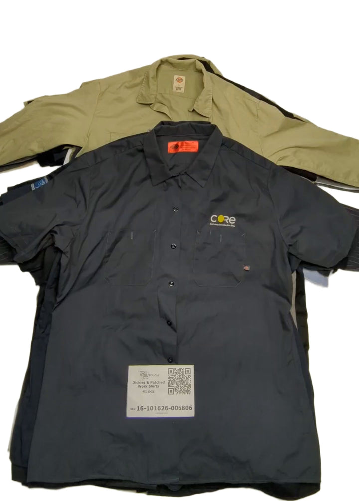 Dickies & Patched Work Shirts 41 pcs