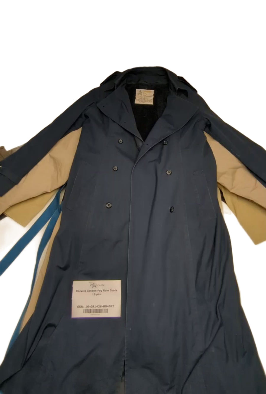Recycle London Fog Rain Coats 10 pcs