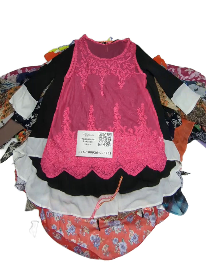 Transparent Blouses 93 pcs