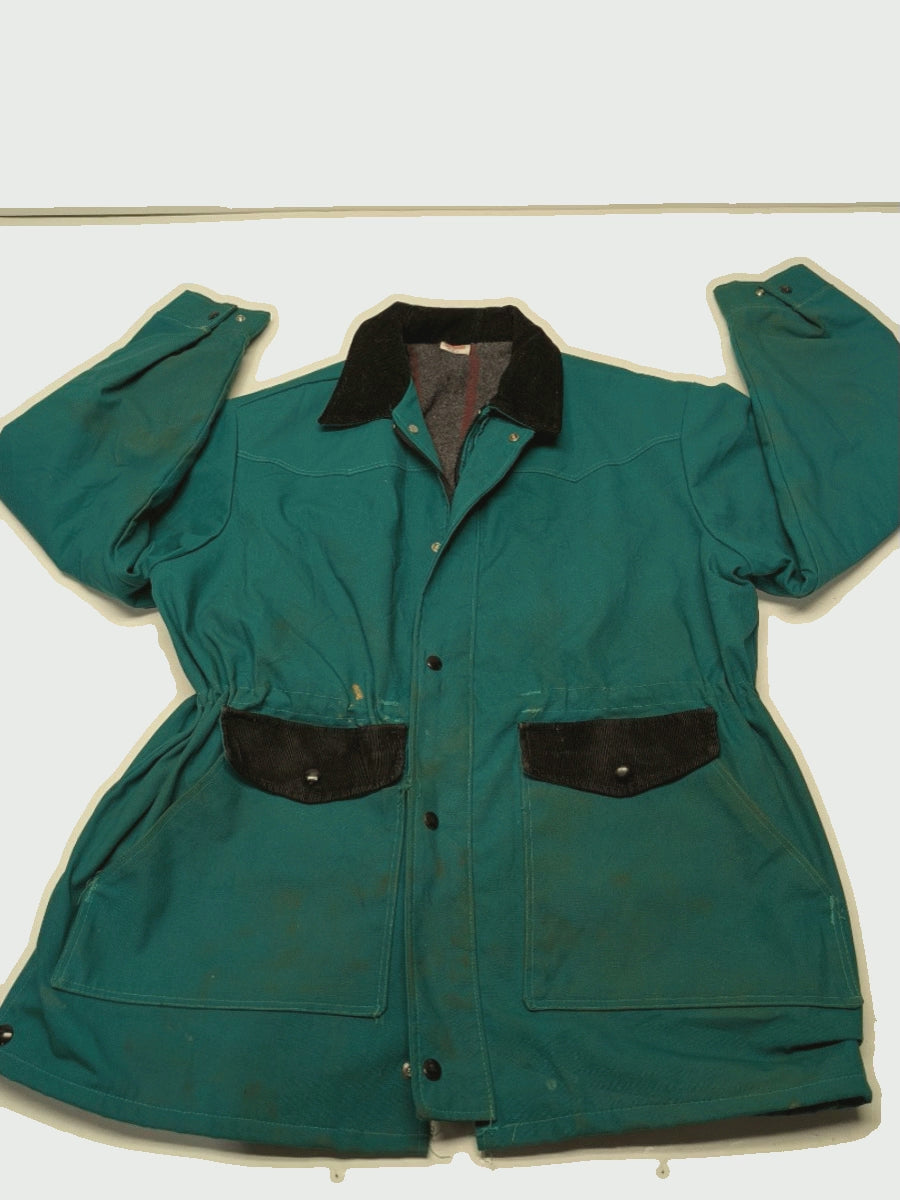 Vintage Flannel Lined Canvas Car Coat 1 pc