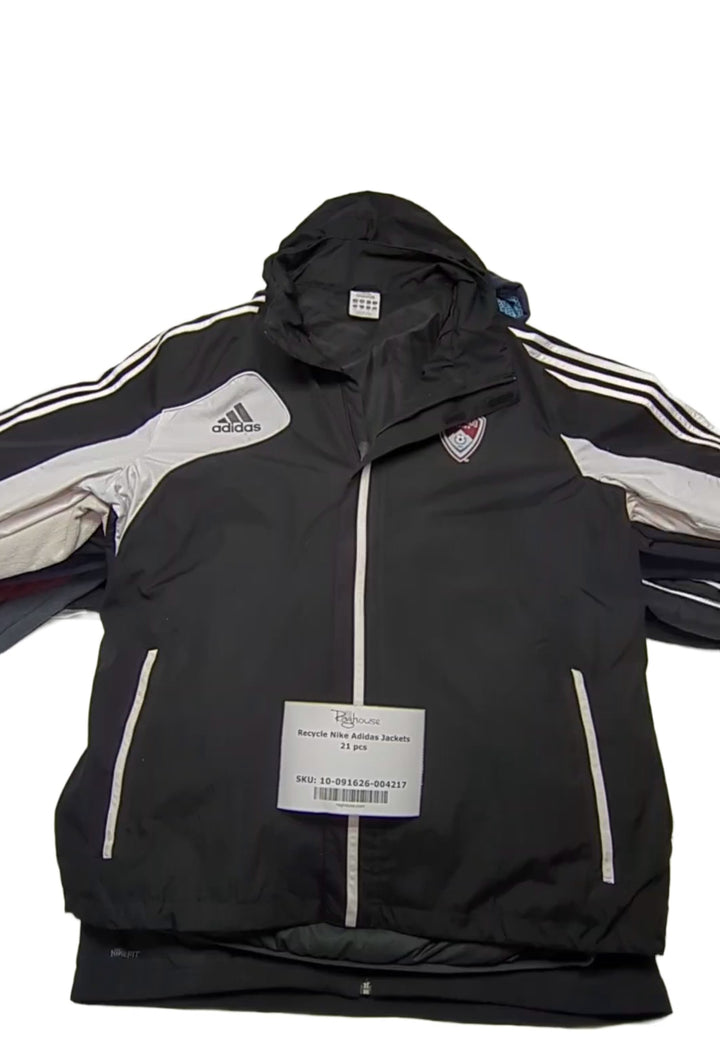 Recycle Nike Adidas Jackets 21 pcs