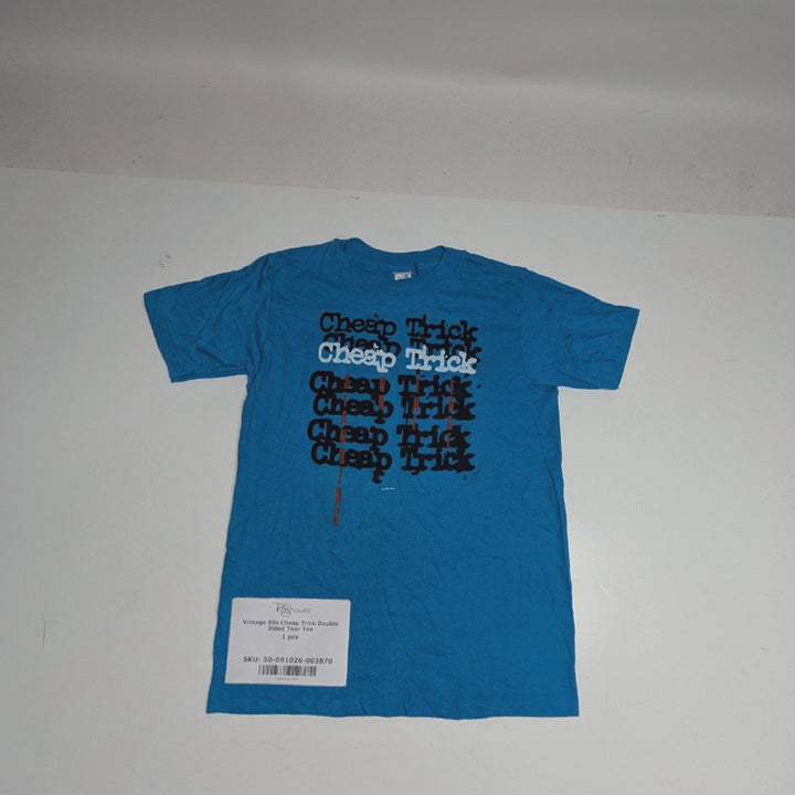 Vintage 80s Cheap Trick Double Sided Tour Tee 1 pc