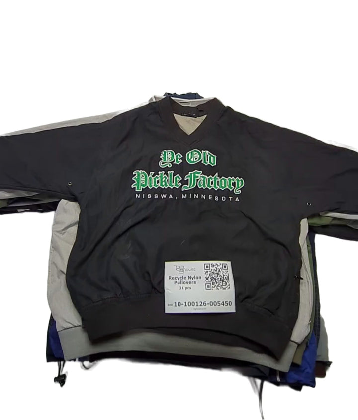 Recycle Nylon Pullovers 31 pcs