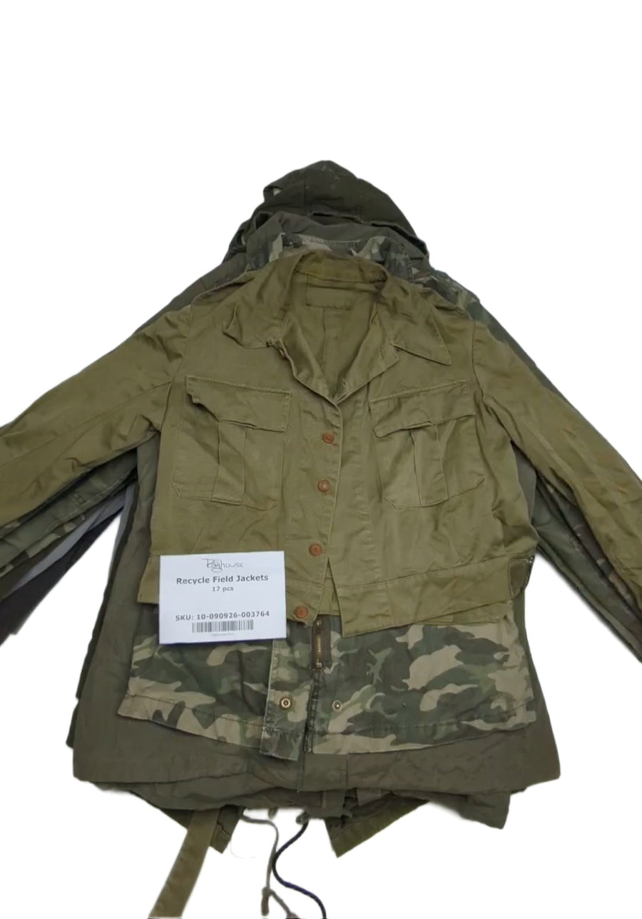 Recycle Field Jackets 17 pcs