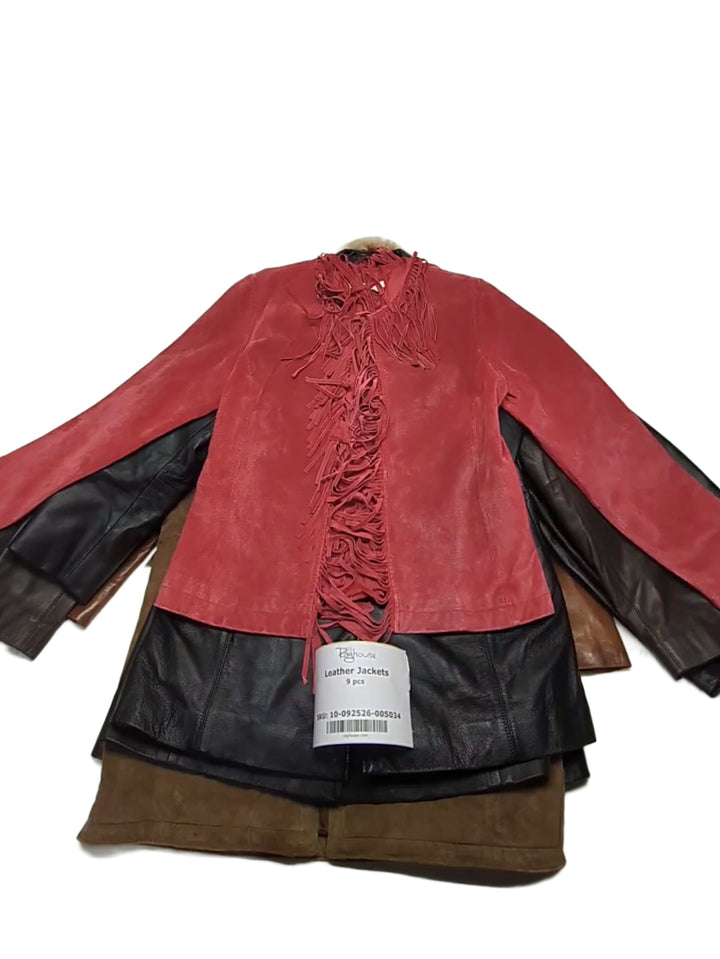 Leather Jackets 9 pcs