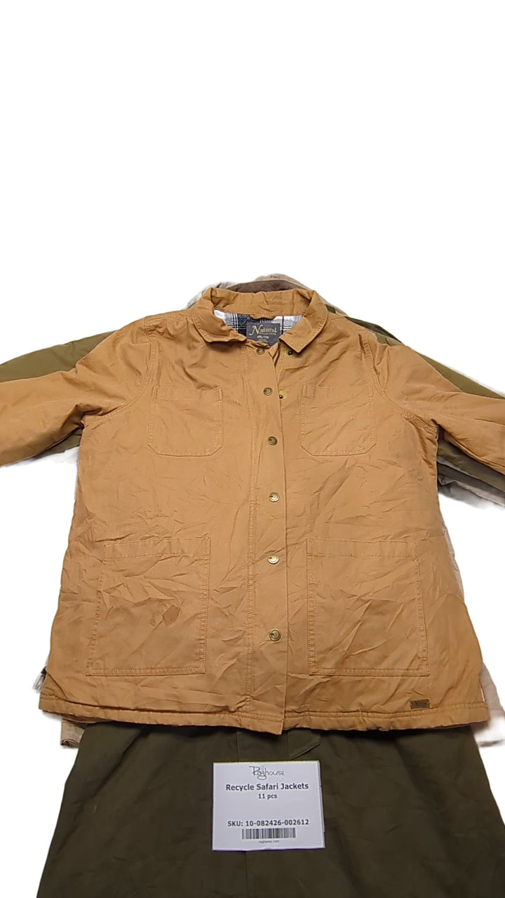 Recycle Safari Jackets 11 pcs