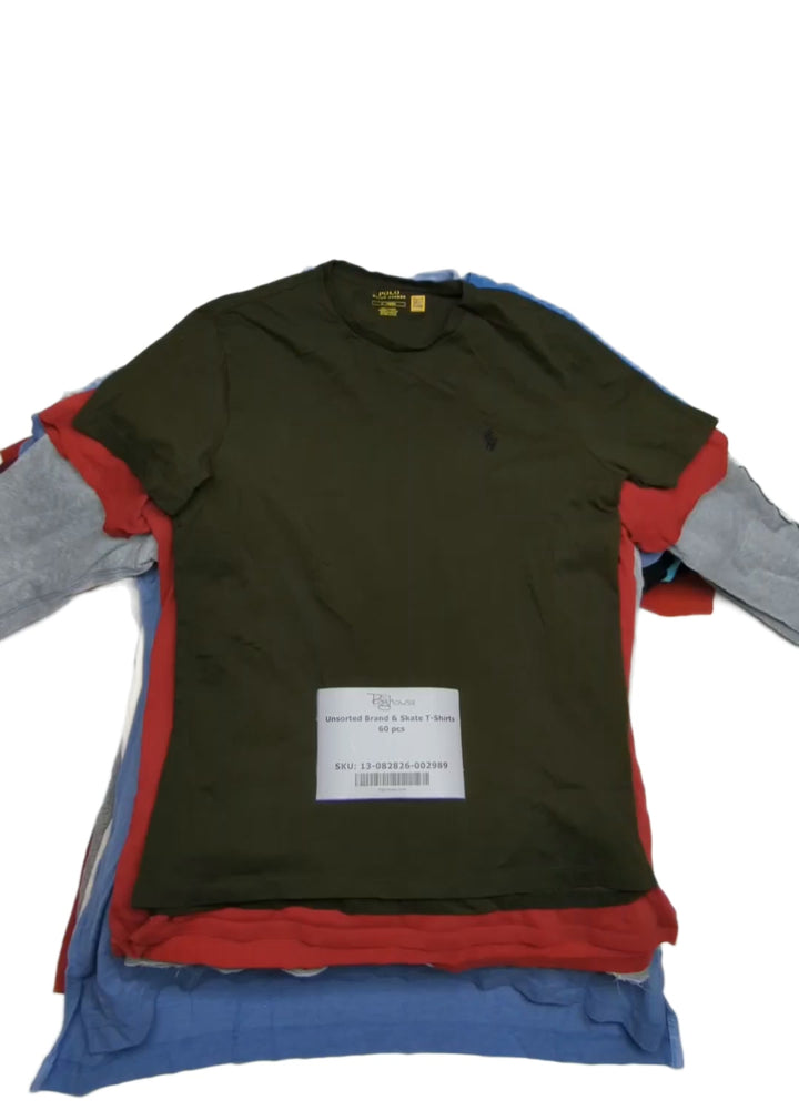 Unsorted Brand & Skate T-Shirts 60 pcs