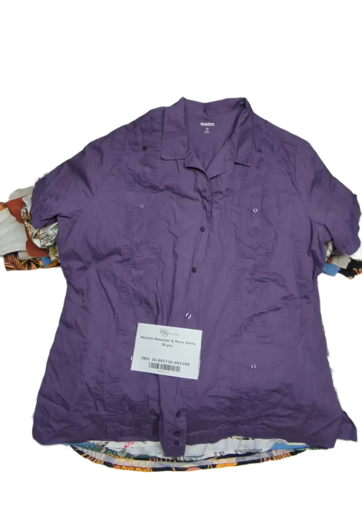 Recycle Hawaiian & More Shirts 38 pcs