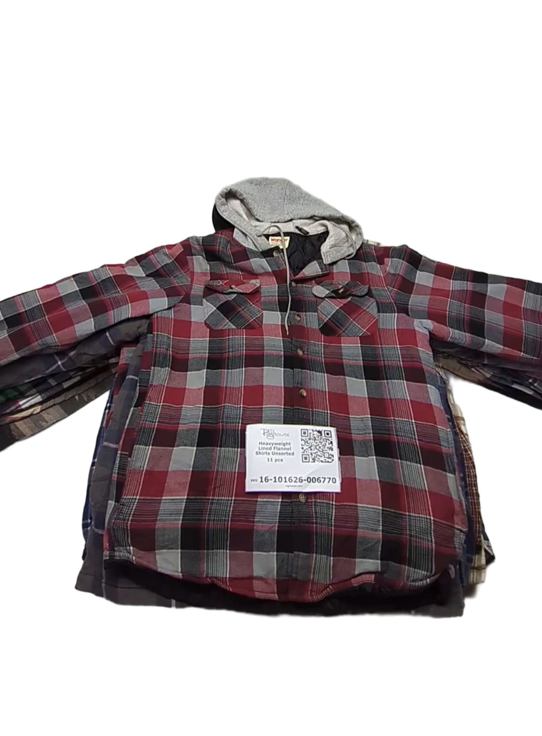 Heavyweight Lined Flannel Shirts Unsorted 11 pcs