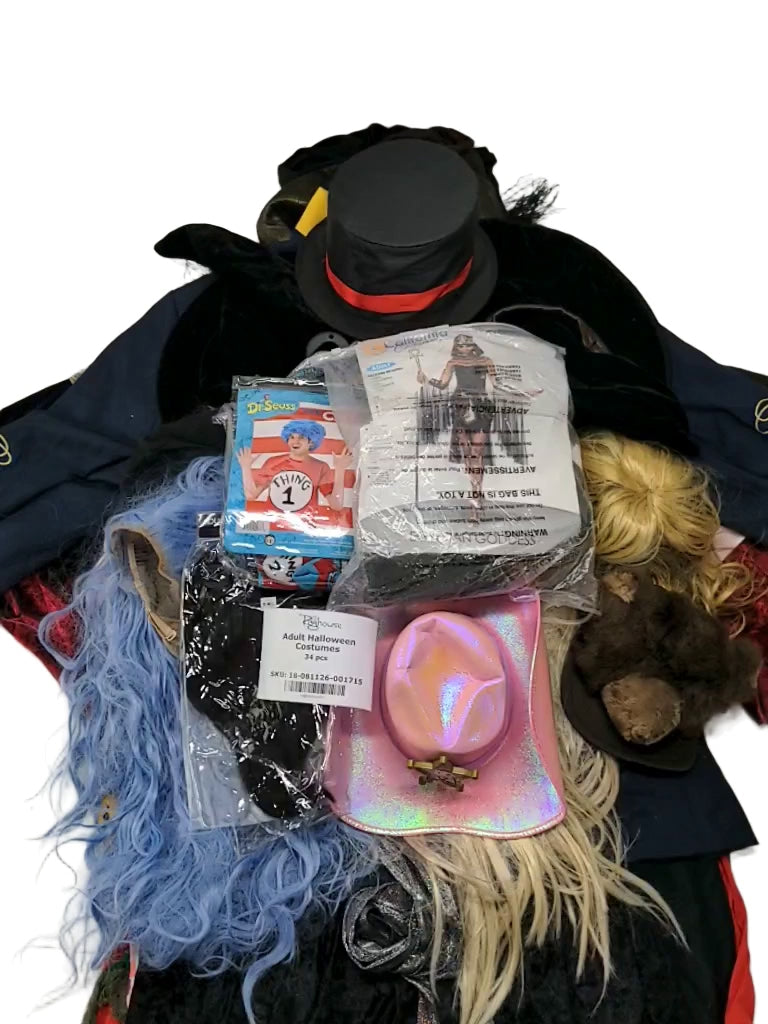 Adult Halloween Costumes 34 pcs