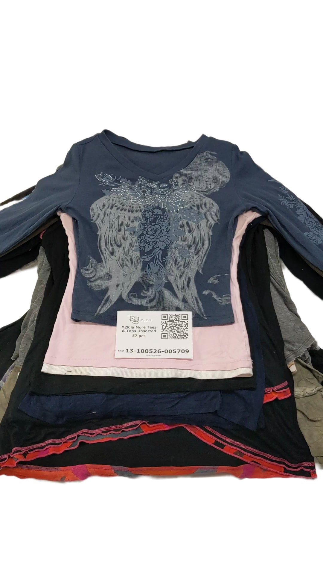 Y2K & More Tees & Tops Unsorted 57 pcs