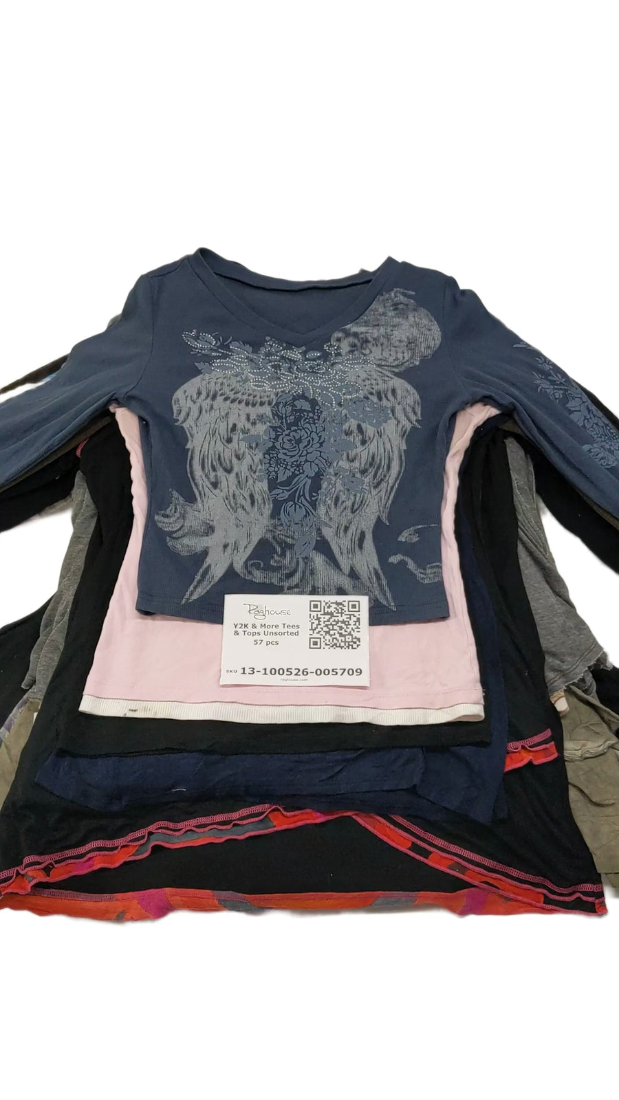 Y2K & More Tees & Tops Unsorted 57 pcs