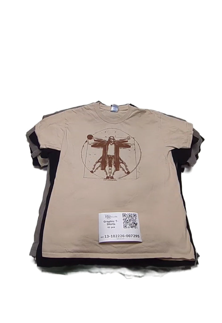 Graphic T-Shirts 61 pcs