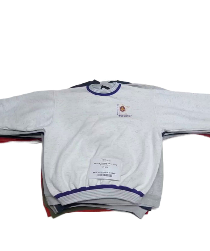Recycle Vintage Advertising Sweatshirts 19 pcs