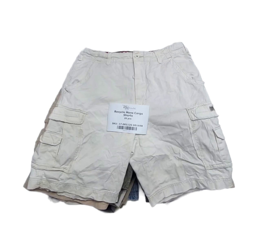 Recycle Mens Cargo Shorts 26 pcs
