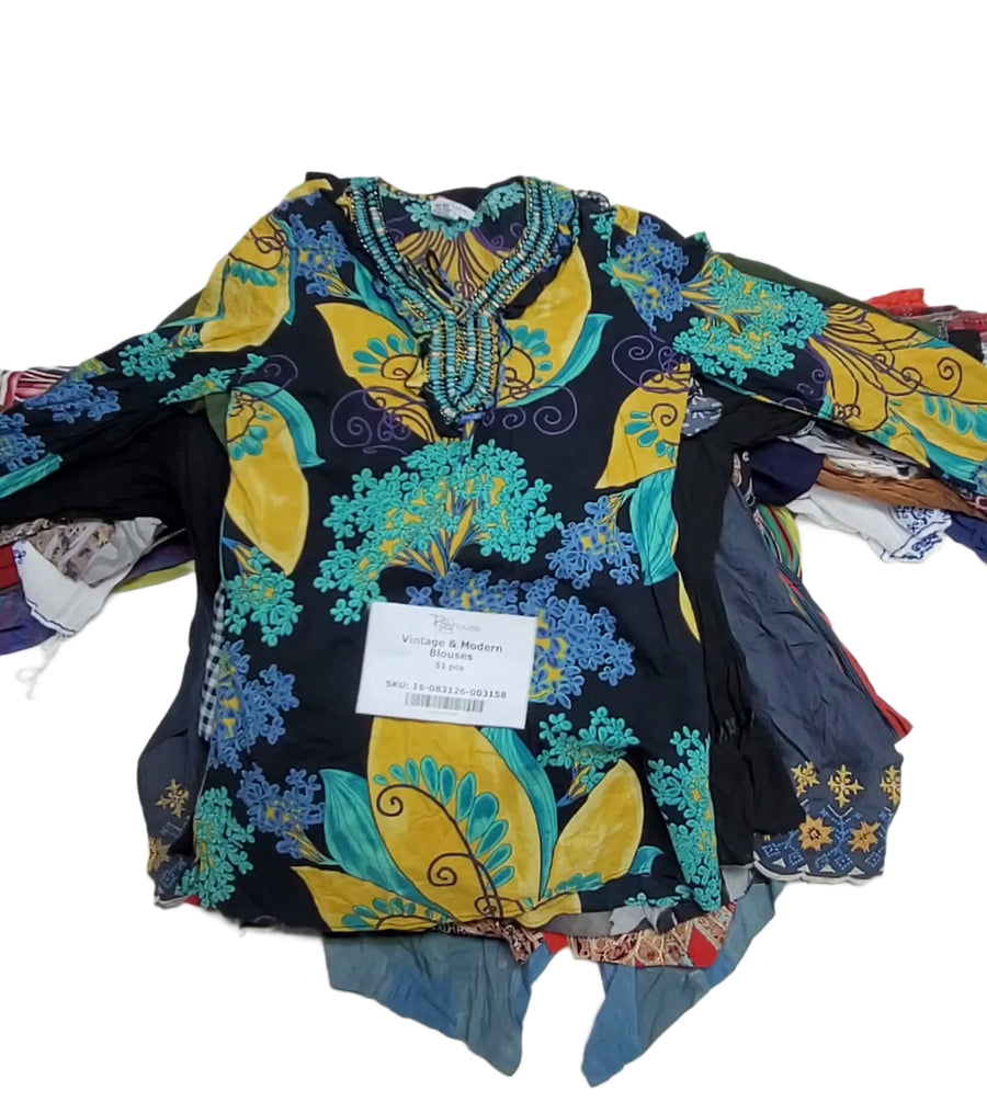 Vintage & Modern Blouses 51 pcs