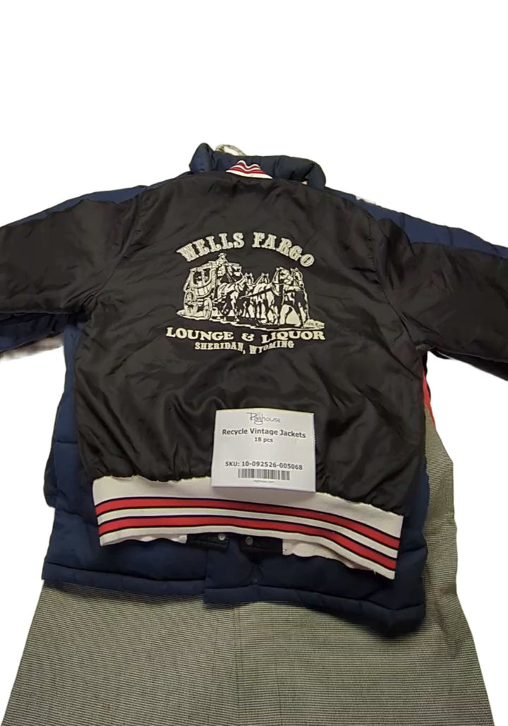 Recycle Vintage Jackets 18 pcs