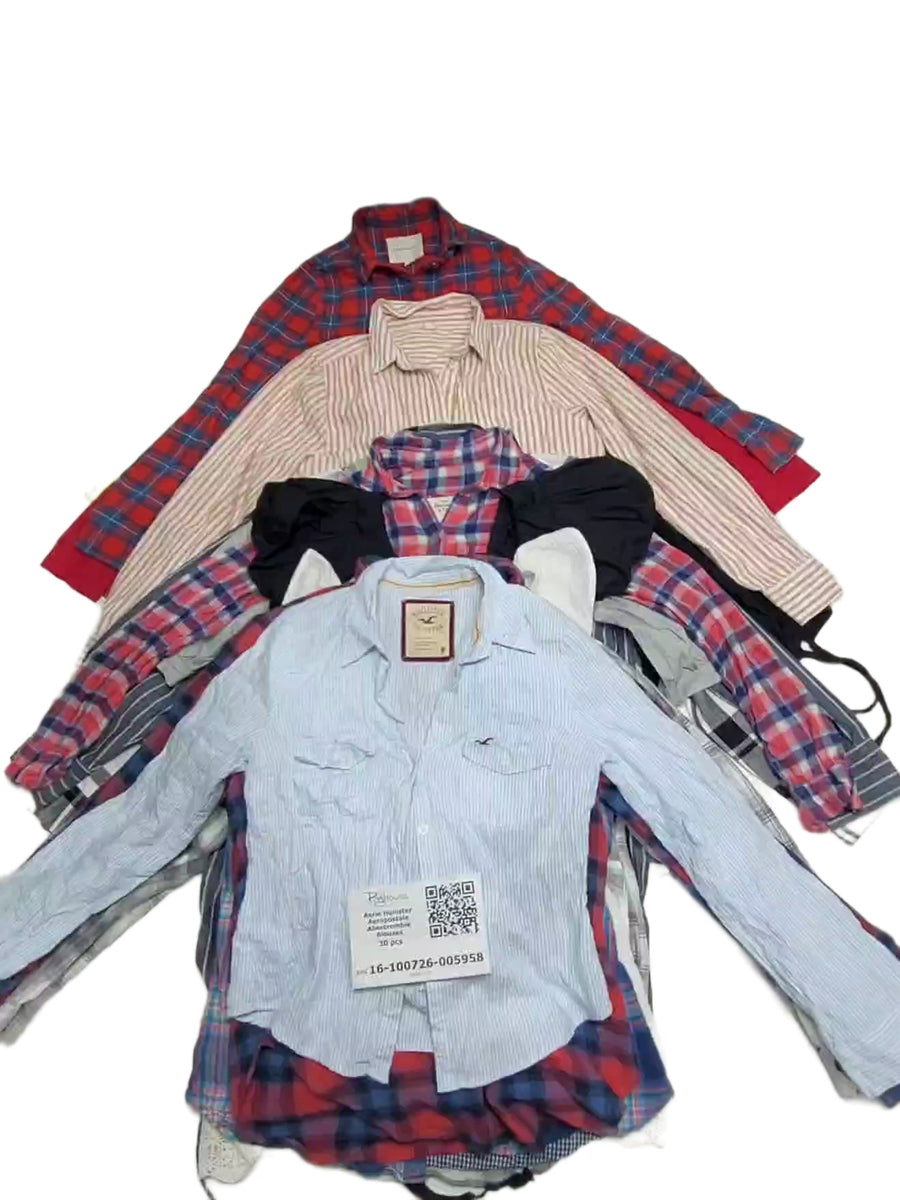 Aerie Hollister Aeropostale Abercrombie Blouses 30 pcs