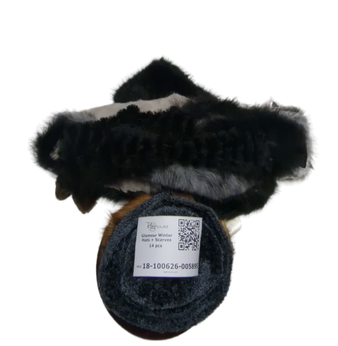 Glamour Winter Hats + Scarves 14 pcs