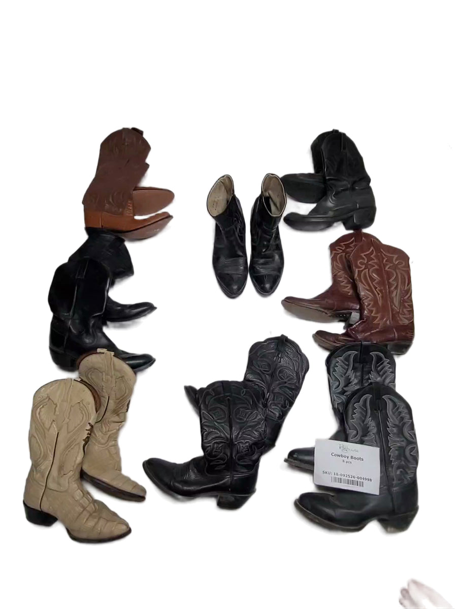 Cowboy Boots 8 pcs
