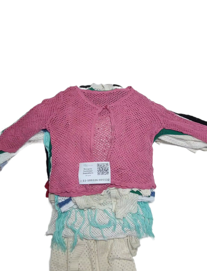 Recycle Summer Sweaters 28 pcs