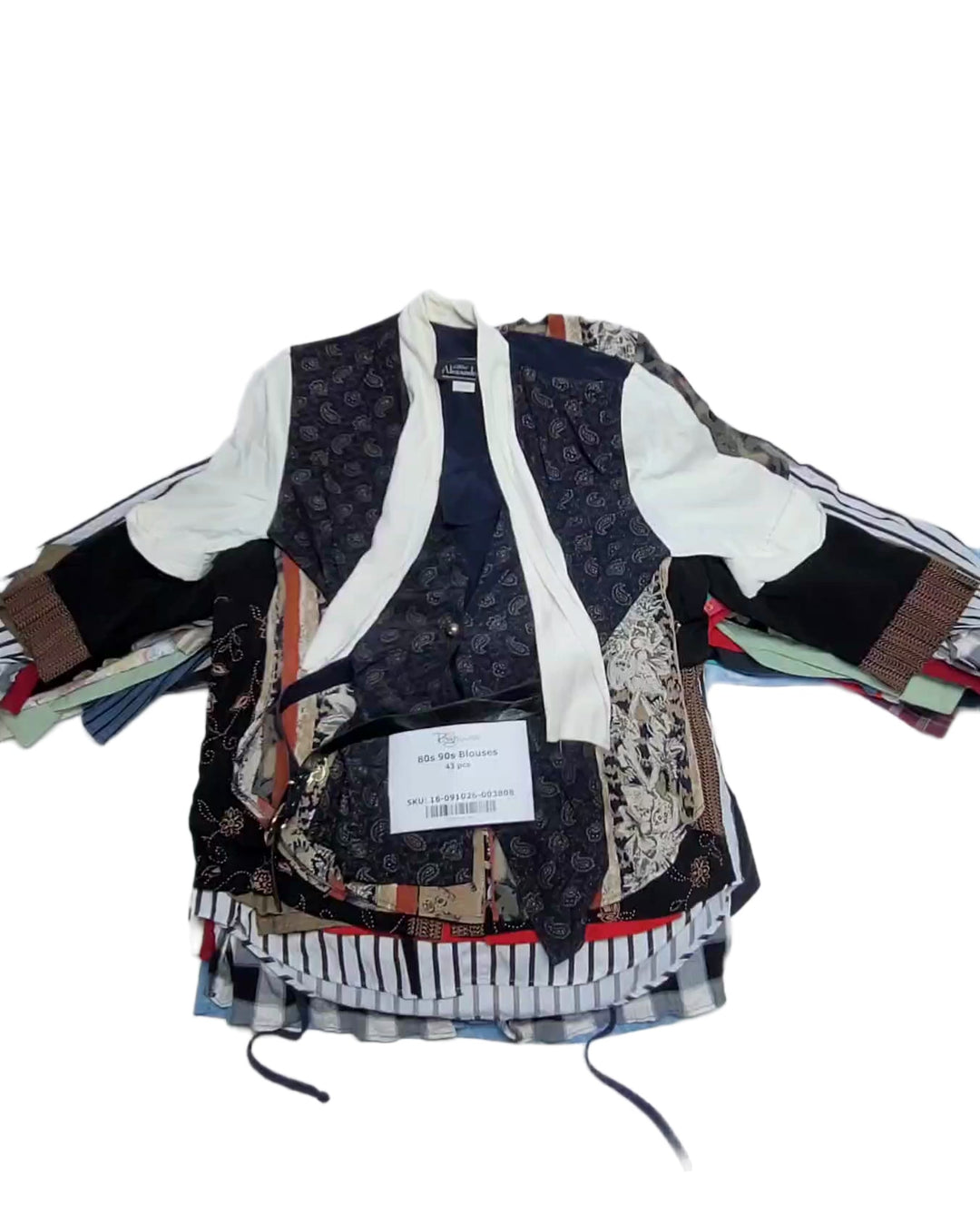 80s 90s Blouses 43 pcs