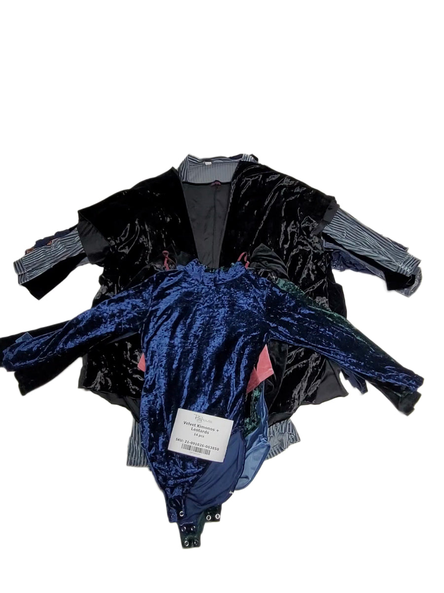 Velvet Kimonos + Leotards 14 pcs