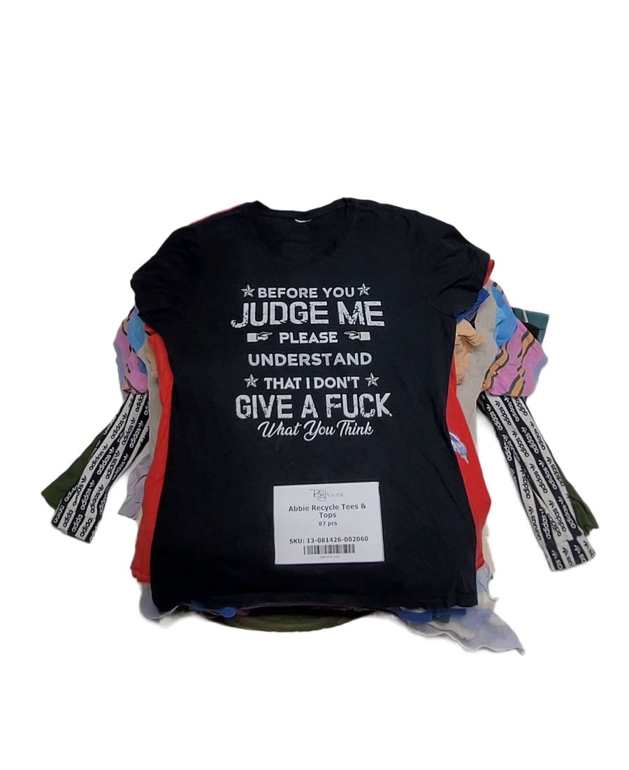 Abbie Recycle Tees & Tops 87 pcs