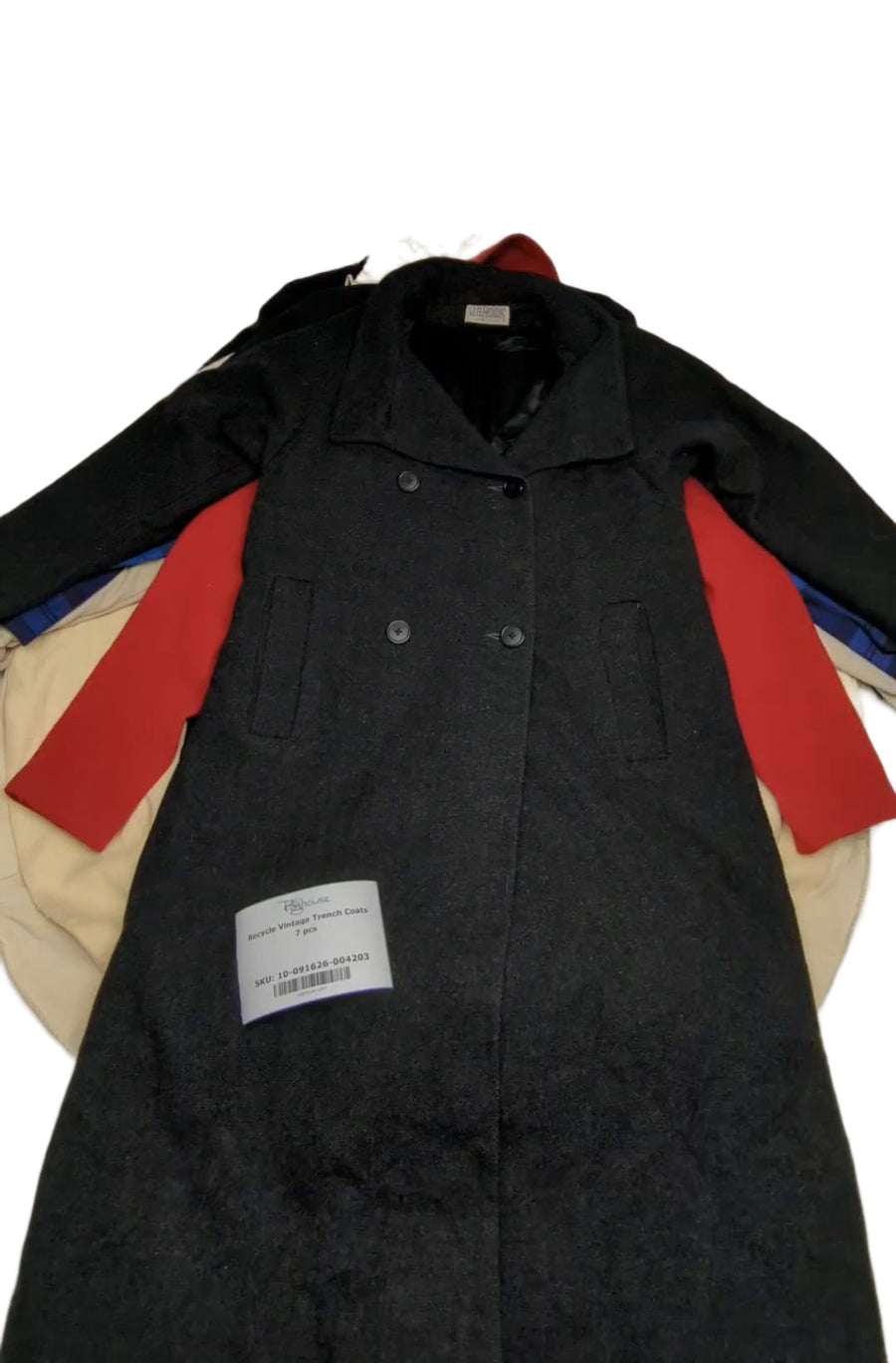 Recycle Vintage Trench Coats 7 pcs