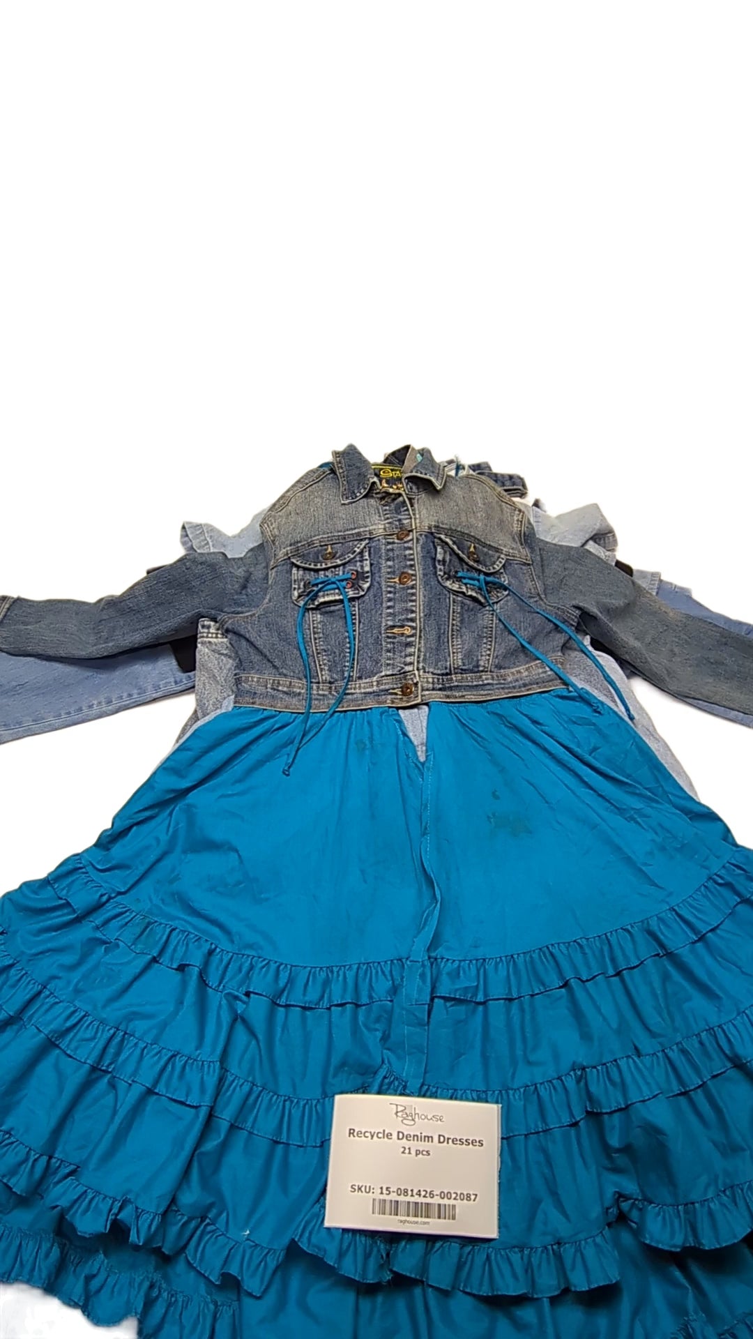 Recycle Denim Dresses 21 pcs