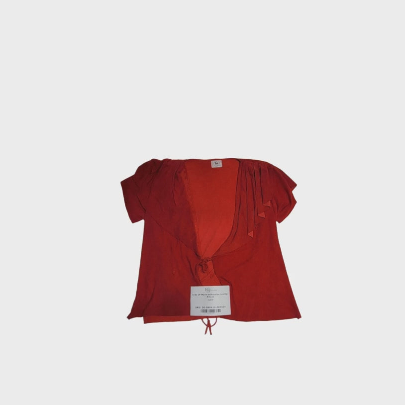 Erda Of Maine Bohemian Leather Blouse 1 pc