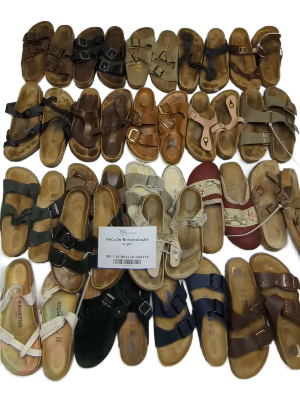 Recycle Birkenstock 21 pcs