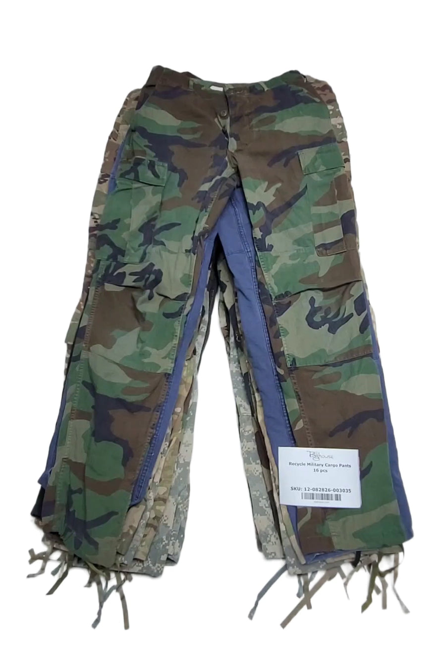 Recycle Military Cargo Pants 16 pcs