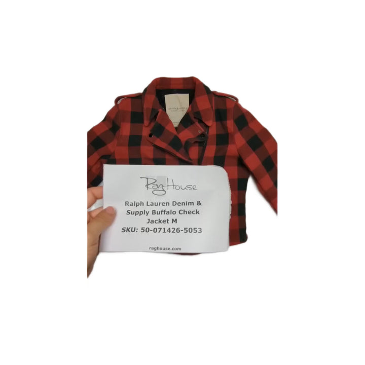 Ralph Lauren Denim & Supply Buffalo Check Jacket M